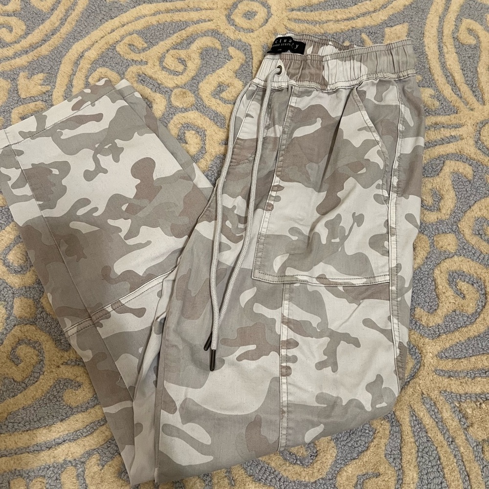 Gray camo pants